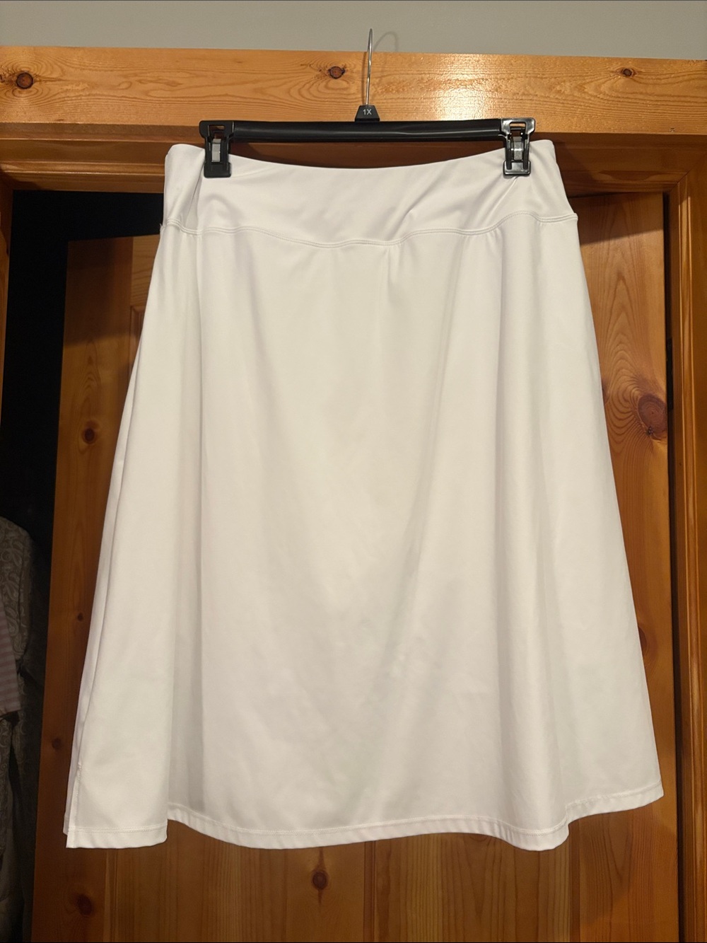 White A-Line Skirt - Picture 2 of 9